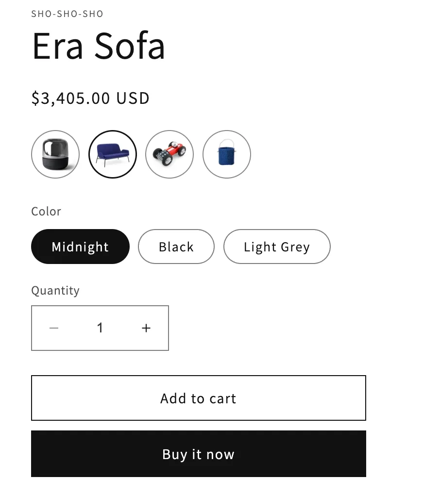 Shopify产品之间关联跳转功能