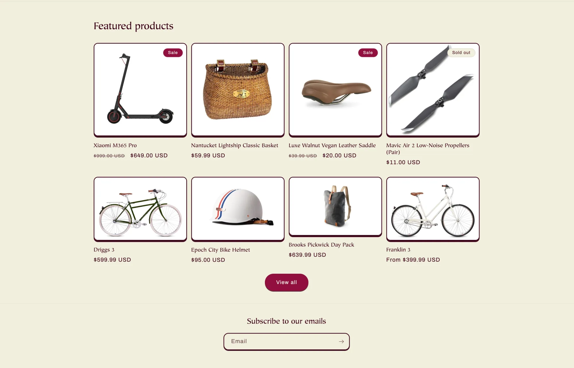 Shopify Featured Collection